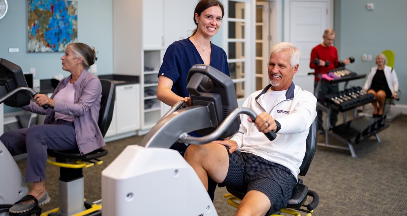 Alt. Community team member enjoying their senior living career.